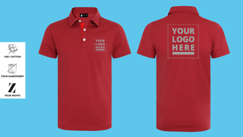 custom polo shirts near me