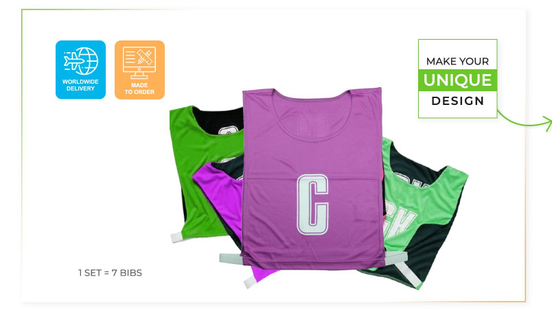 netball training bibs